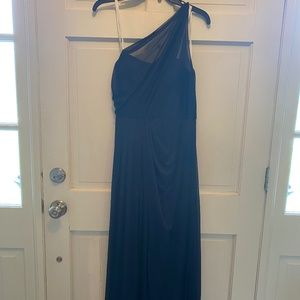 David's Bridal Navy Blue Formal Dress